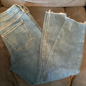 Old Navy Blue Ankle Cropped Jeans NWOT Mid-Rise Rockstar Super Skinny 10P